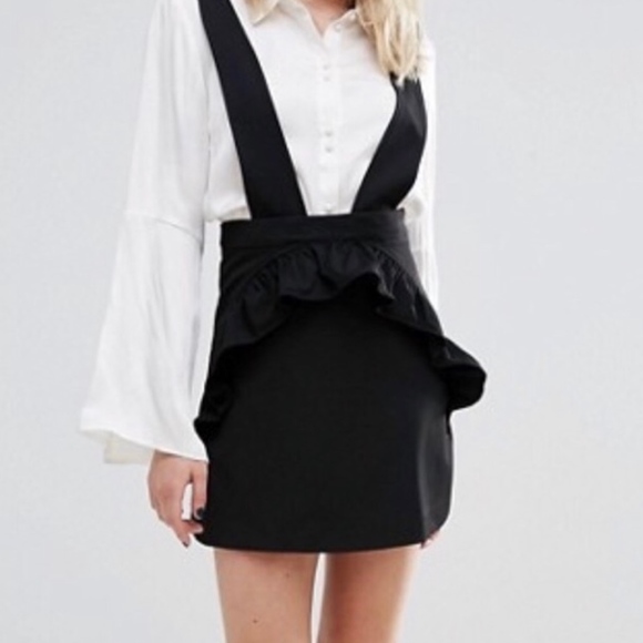 Ruffle Skirt with Convertible Suspenders - Picture 5 of 6